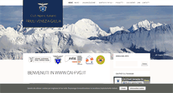 Desktop Screenshot of cai-fvg.it