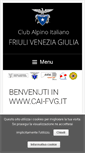Mobile Screenshot of cai-fvg.it